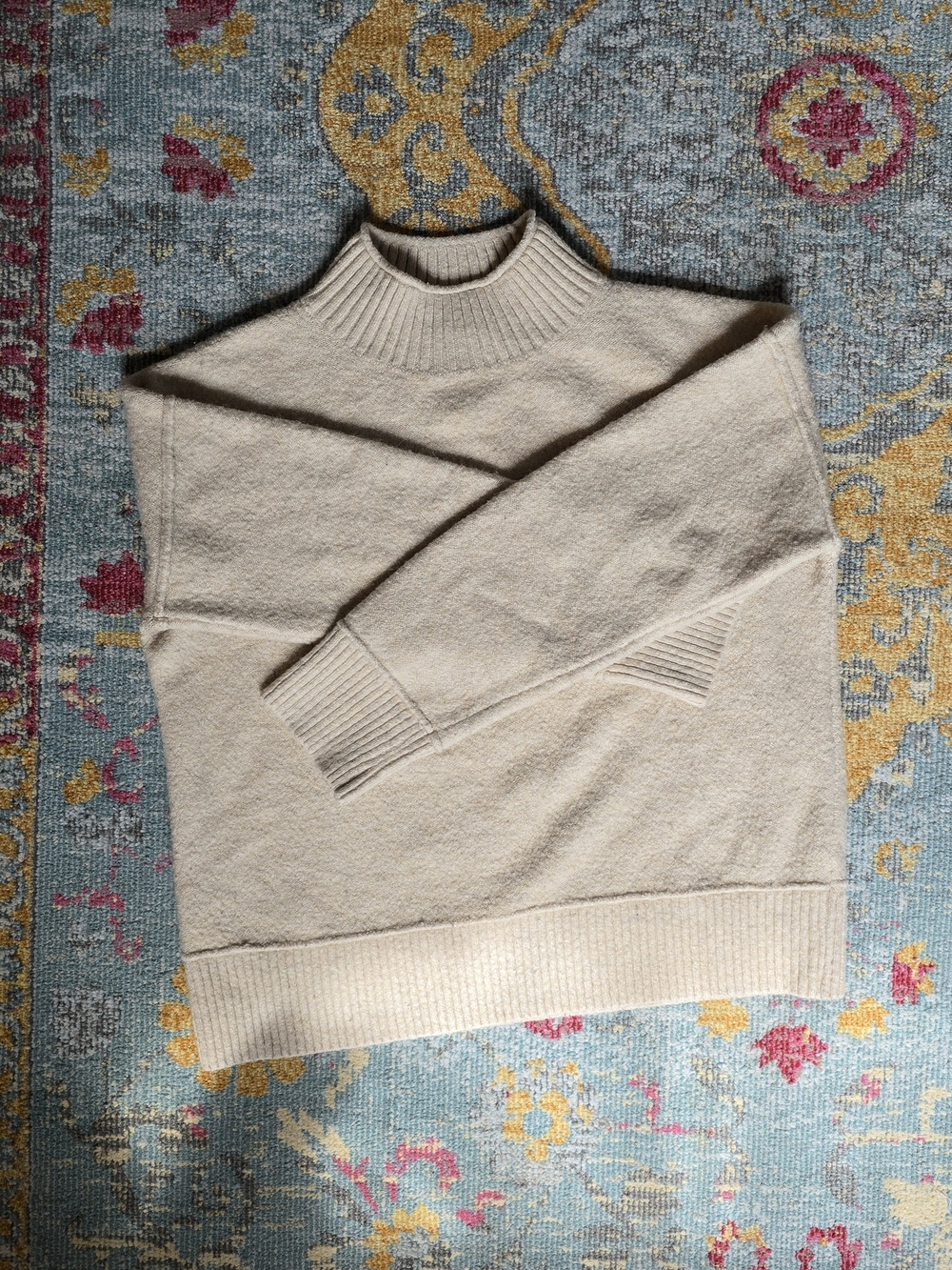 Universal Thread Cream Turtleneck Sweater